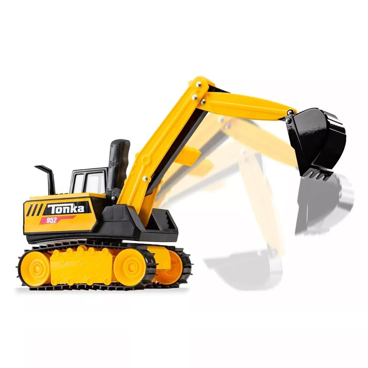 Tonka Steel Classics Mighty Excavator - Diecast Construction Vehicle for Kids 3+