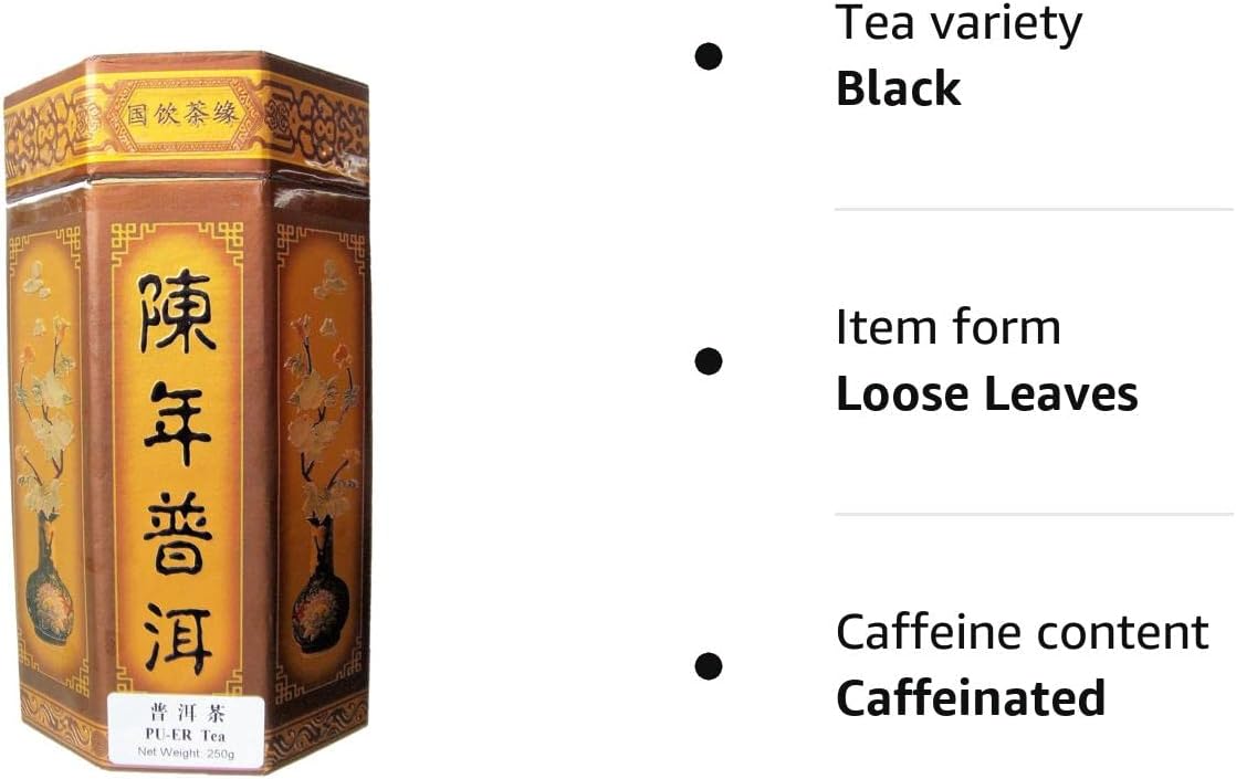 250 g Pu-Erh China Schwarztee - Zweite Fermentation Dunkler Loseblatt-Tee