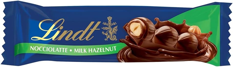 Lindt - Nocciolatte Milchschokolade und Haselnussriegel, 35 g, 18er-Packung 5