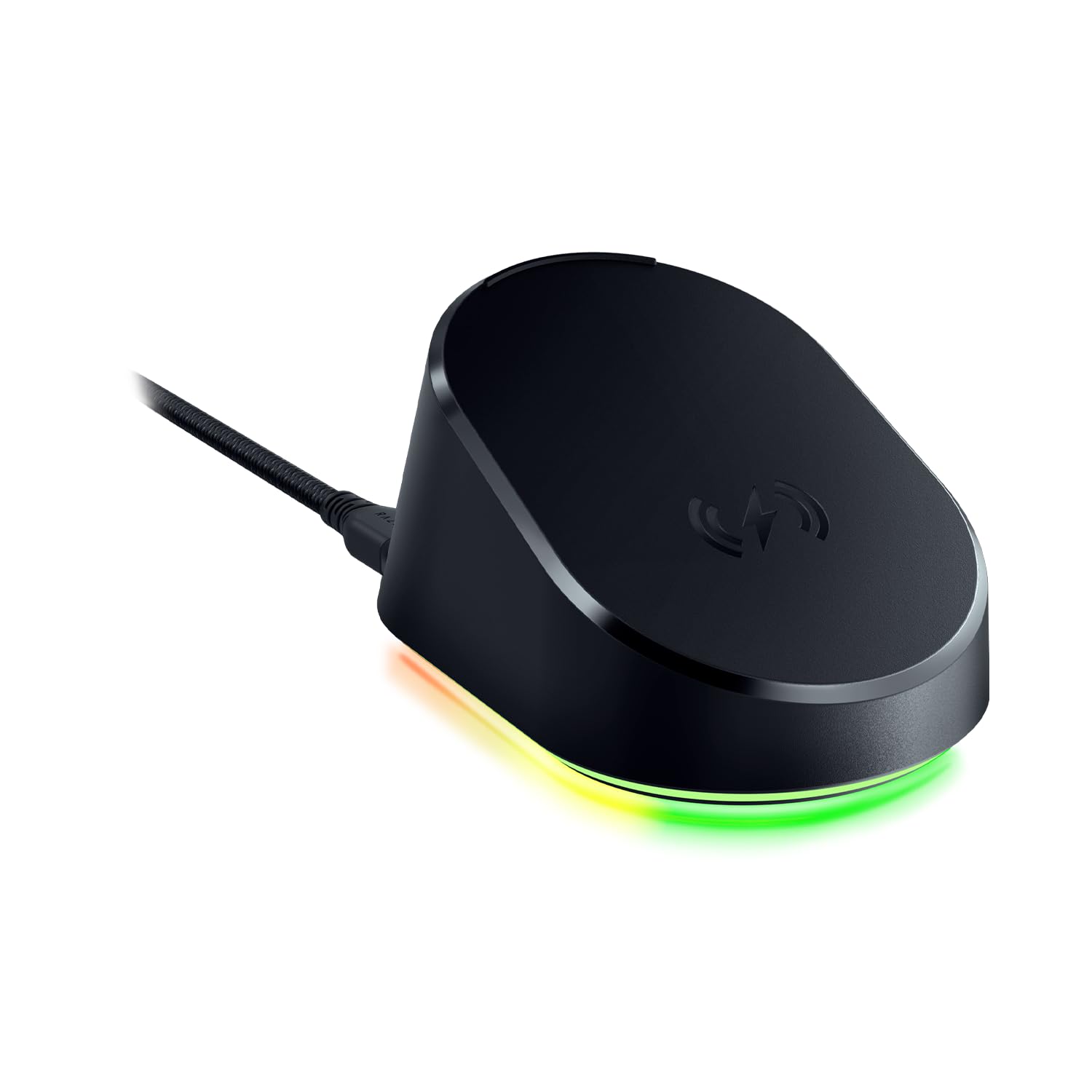 Razer Mouse Dock Pro &amp; Charging Puck – Magnetisches kabelloses Ladedock mit 8K Hz-Transceiver und RGB-Beleuchtung 3