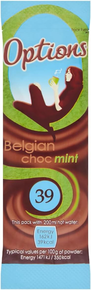 Twinings - Options Belgian Mint Chocolate Sachets (30 x 11g)