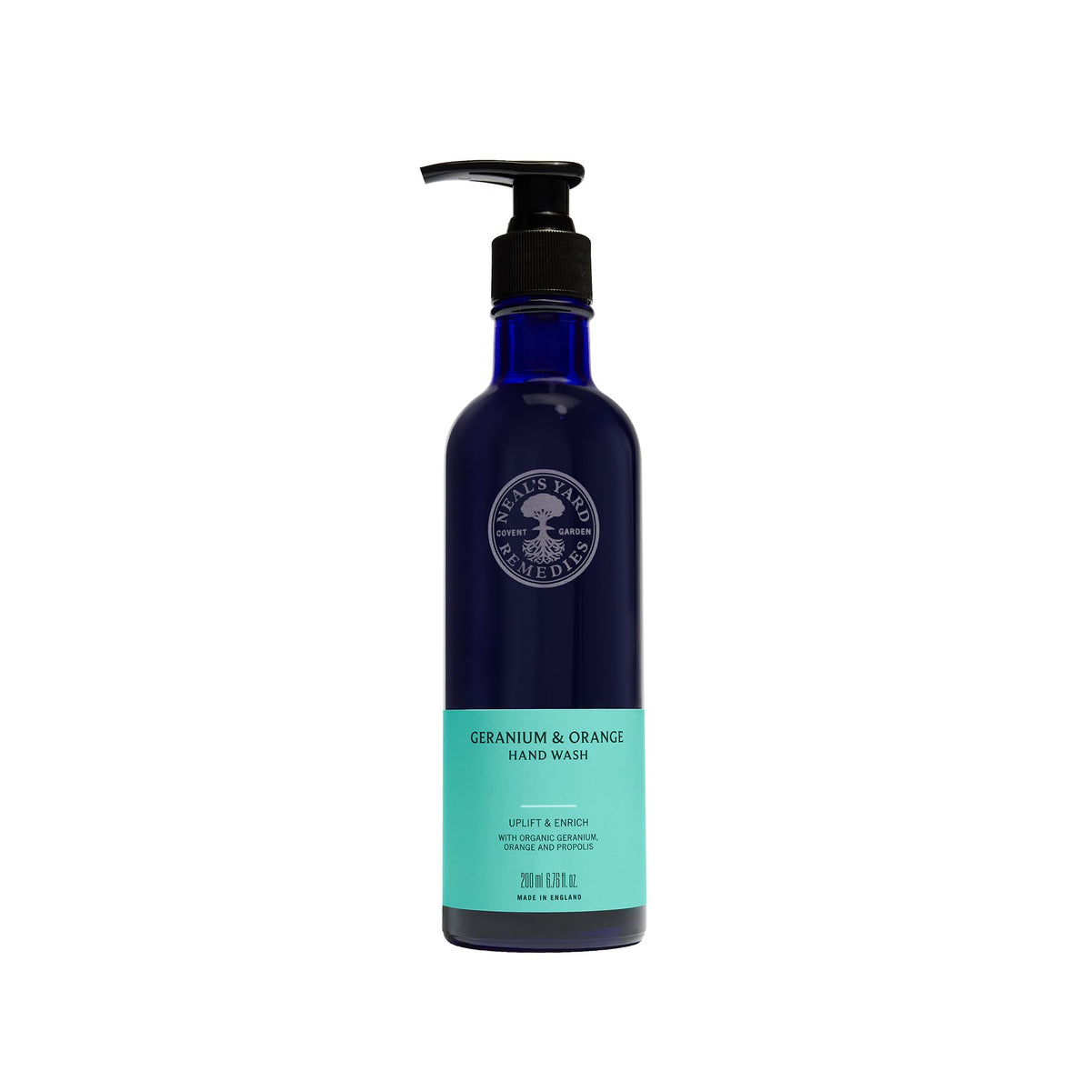 Neal's Yard Remedies Geranium & Orange Hand Wash - Cleanses and Revives | 200 ml | Organic
