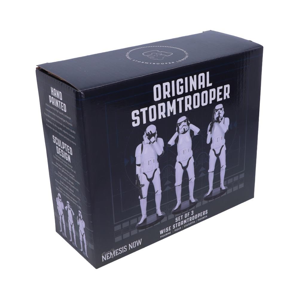 Nemesis Now Stormtrooper Three Wise Sci-Fi Figurines - 14cm Resin Statue 7