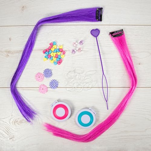 Galt Fab Hair Hair Chalk Kit with Extensions and Beads for Kids 7