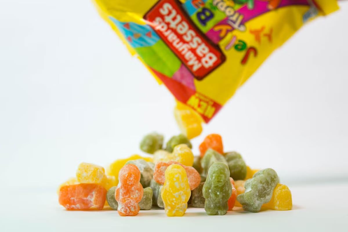 Maynards Bassetts Jelly Babies - Soft Fruity Jelly Candies, 350g