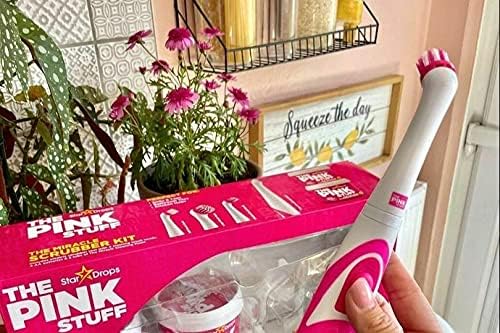 The Pink Stuff - Sonic Scrubber Kit with Miracle Cleaning Paste Cleaning Tool Set (2 x Paste Tubs + 4 Brush Heads) 5