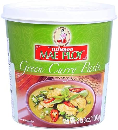 Mae Ploy Green Curry Paste - 1kg - Authentic Thai Cooking Paste