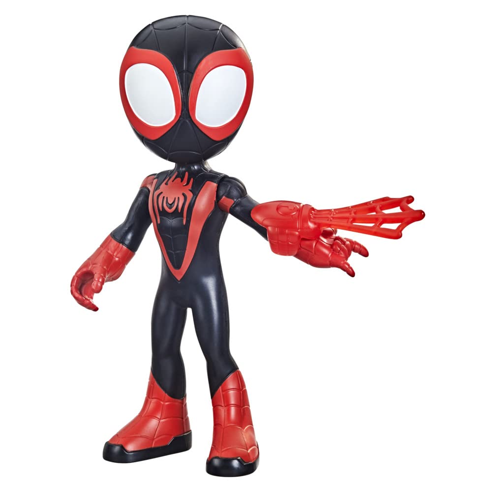 Hasbro Marvel Spidey and His Amazing Friends Supersized Miles Morales: Spider-Man Action Figure - 22.5 cm, Ages 3+ 10