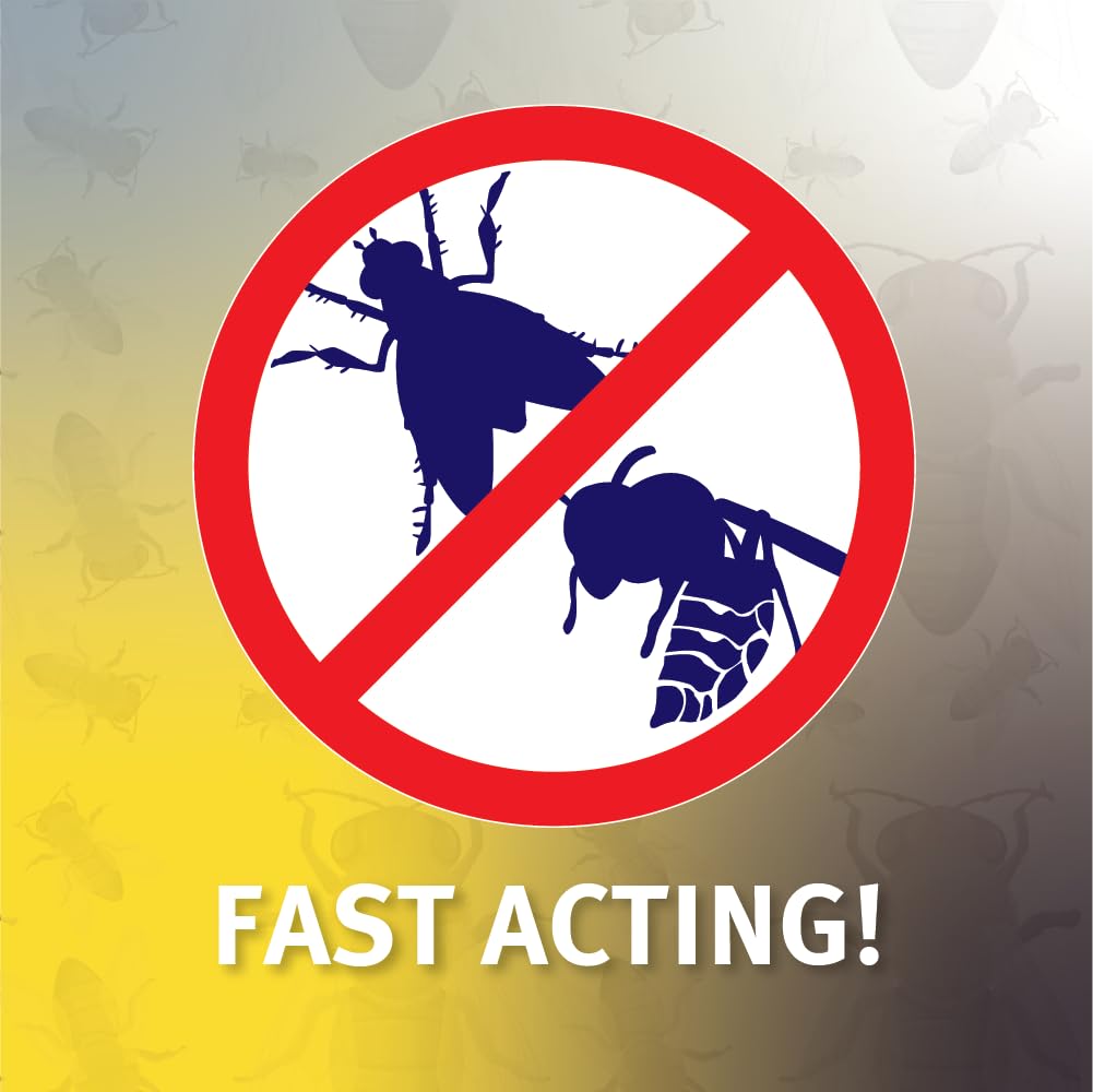 Zero In Fly and Wasp Killer - 300 ml Aerosol Spray for Flying Insects