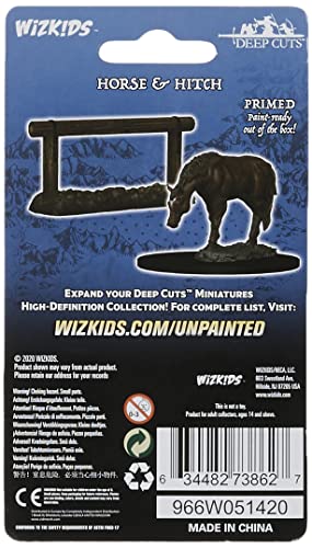 WizKids WZK73862 Horse and Hitch Post Scenery Pack for Miniatures Games 4