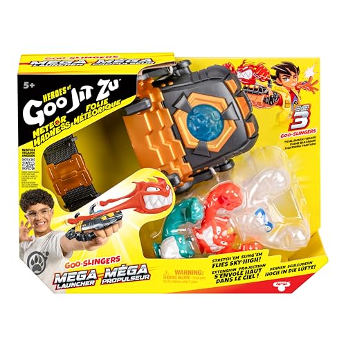Heroes of Goo Jit Zu Meteor Madness Goo-Slingers Mega Launcher - Stretch, Sling & Launch Action Playset 9