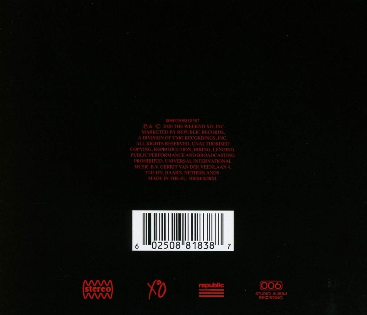 The Weeknd - After Hours Audio CD 3