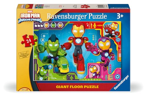 Ravensburger Iron Man & His Awesome Friends 24-Piece Giant Floor Puzzle - Ages 3+ 3
