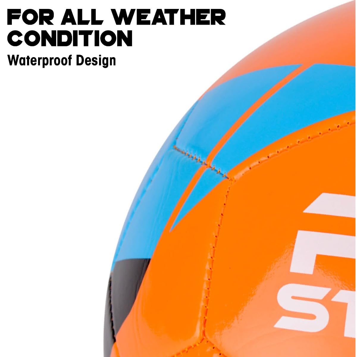 Pro Striker Size 2 Football - Durable PVC Soccer Ball for Kids Aged 3-7