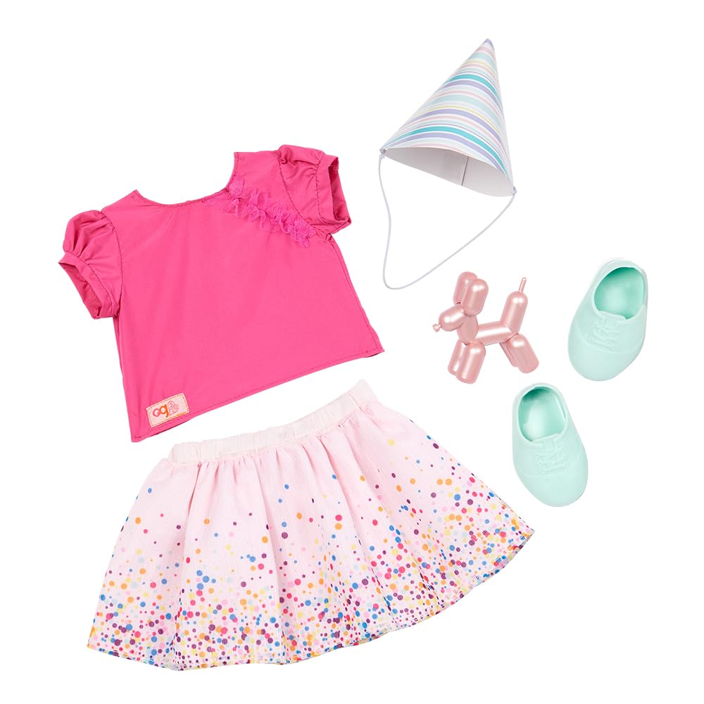 Our Generation It's Time to Party Birthday Outfit - Confetti-Print Skirt for 18-Inch Dolls 1