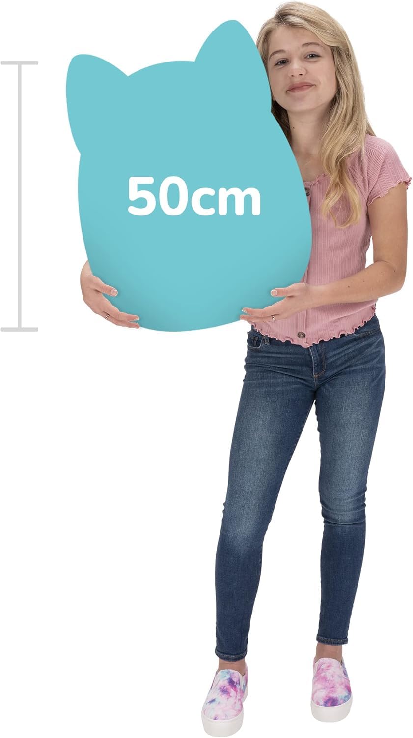 Squishmallows 20-Inch Daxxon the Purple Alien Plush - Ultrasoft Galaxy Print with Bucket Hat 4