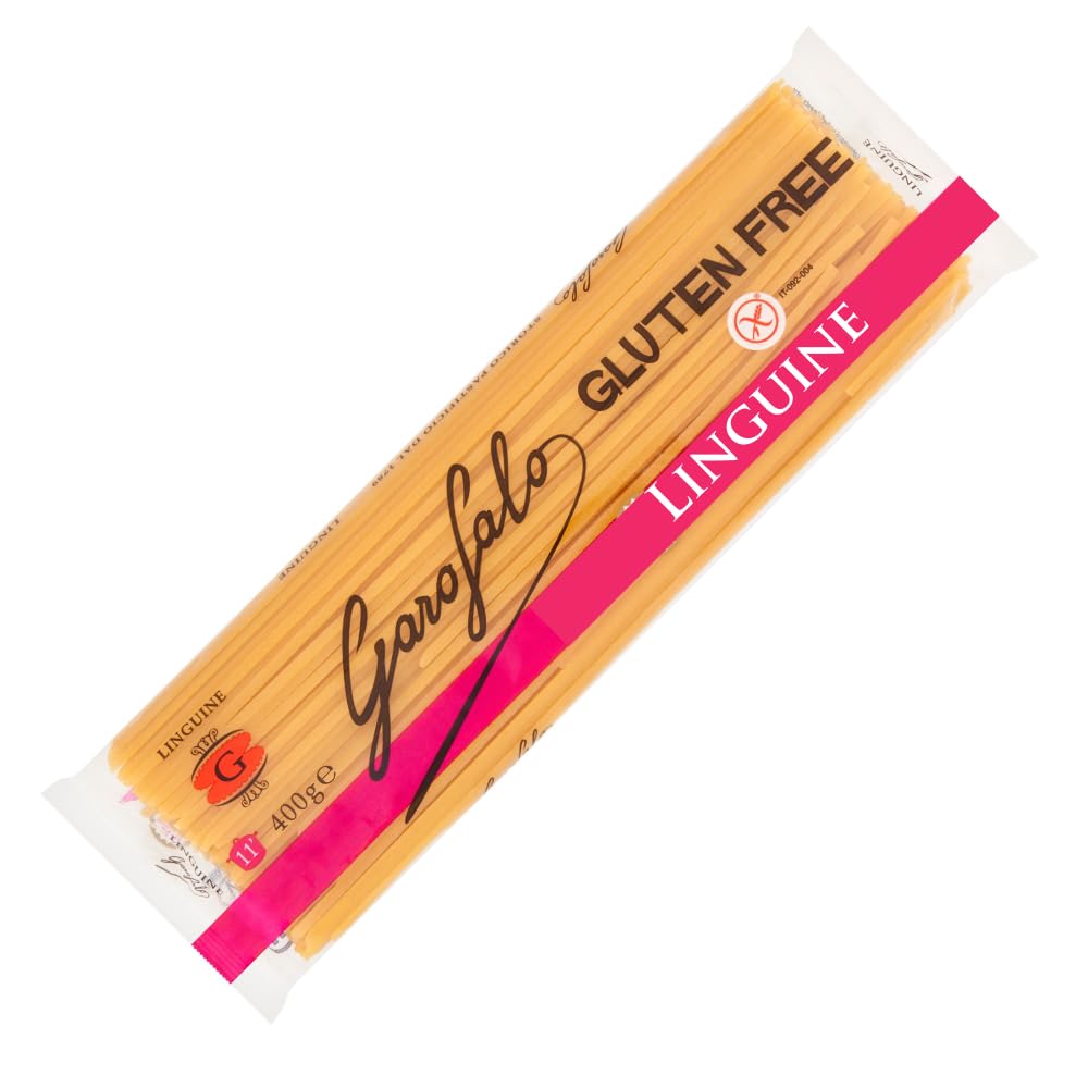 Garofalo Gluten Free Linguine Italian Dried Pasta, 400g - Coeliac & Vegan Friendly