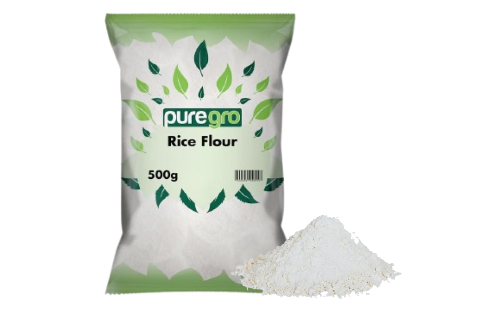 Puregro - Reismehl 500 g | 100 % rein, fein gemahlen | Unverzichtbar zum Backen und Kochen 3