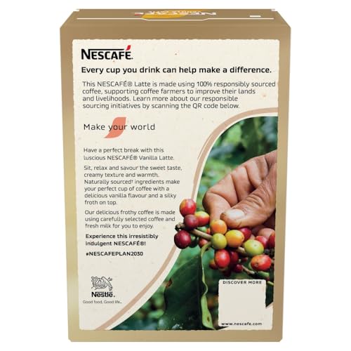 NESCAFÉ Vanilla Latte Instantkaffee 7 x 18,5 g Beutel 4