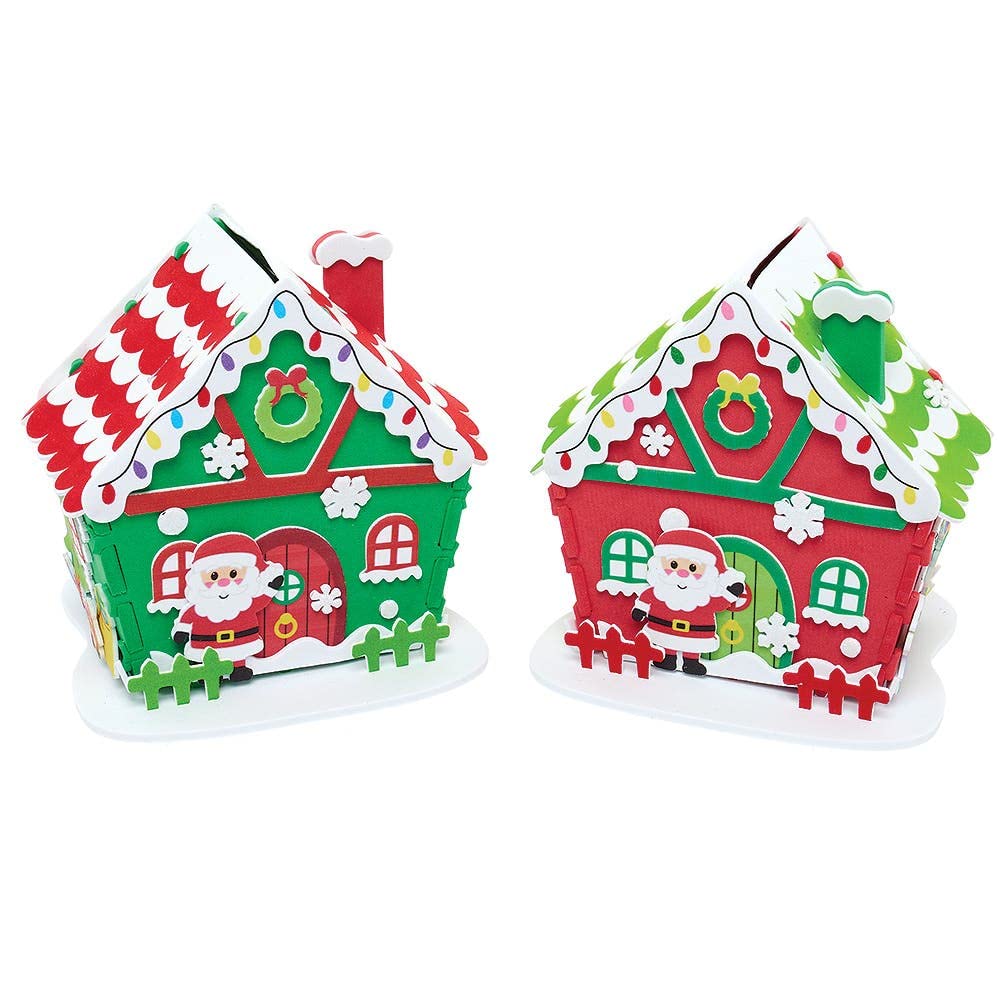 Baker Ross FX281 Santa's Workshop Craft Kit - Pack of 2 Christmas Decoration Kits