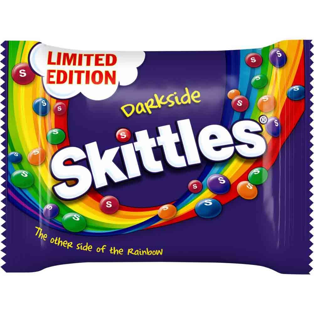 Skittles Darkside Fruchtige Kaubonbons Partypackung – 18 einzeln verpackte Packungen, 324 g 3