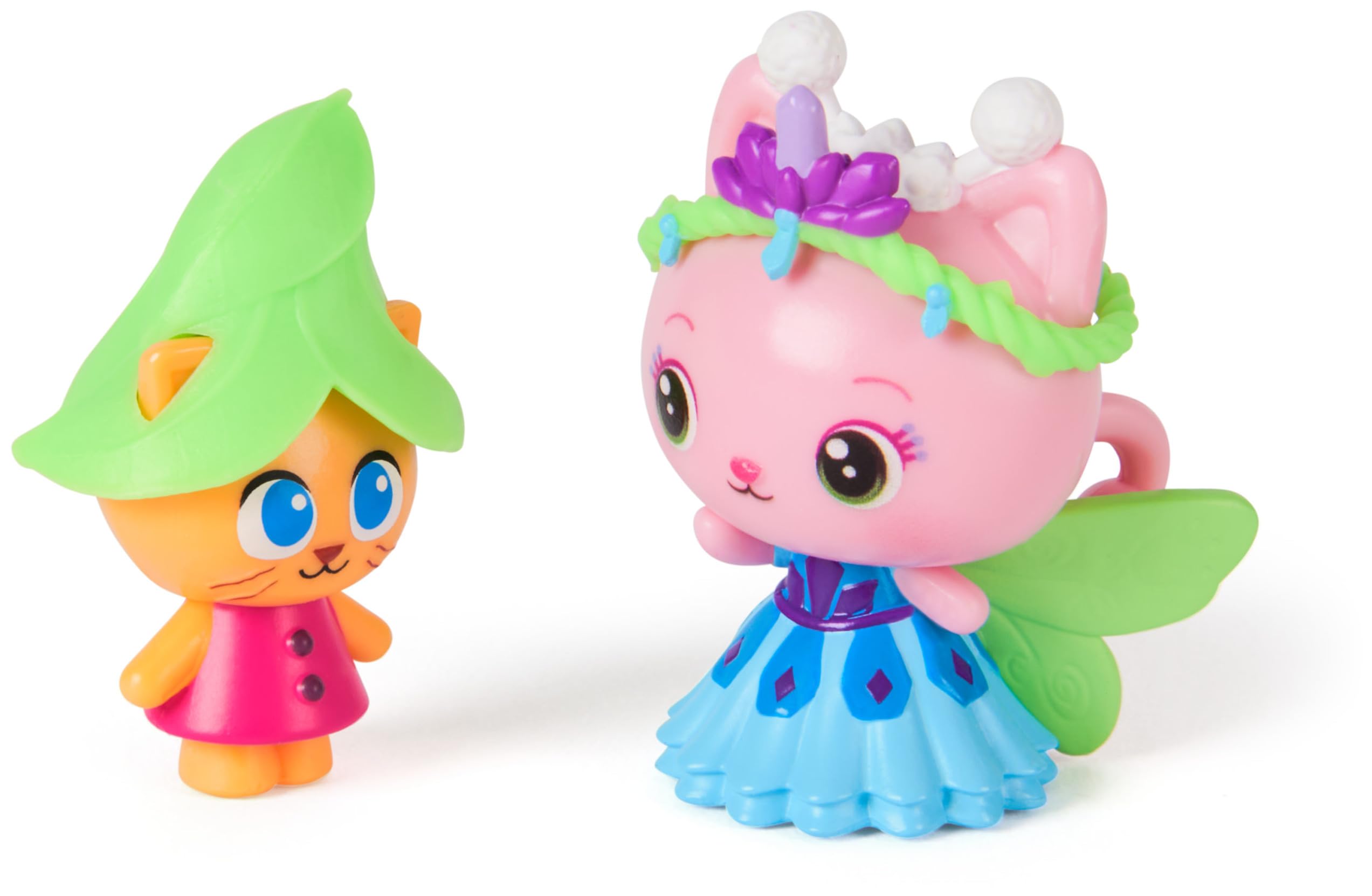 Gabby's Dollhouse Queen Kitty Fairy and Kitty Gnome Toy Figure Set
