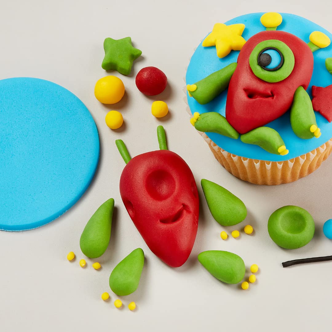 Renshaw Poppy Red Just Roll With It Ready to Roll Fondant Icing, 1 kg 3