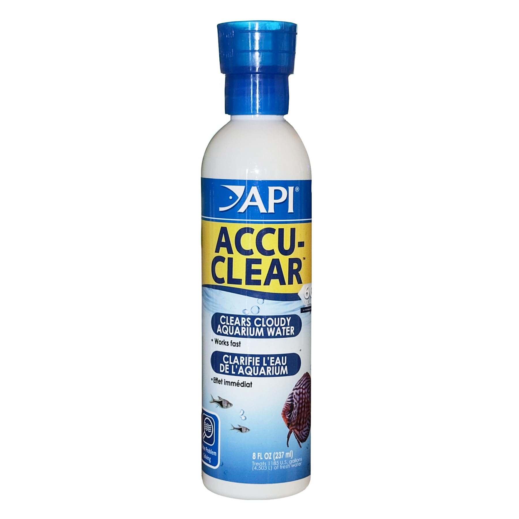 API ACCU-Clear Freshwater Clarifier Liquid - 237 ml Bottle for Cloudy Water
