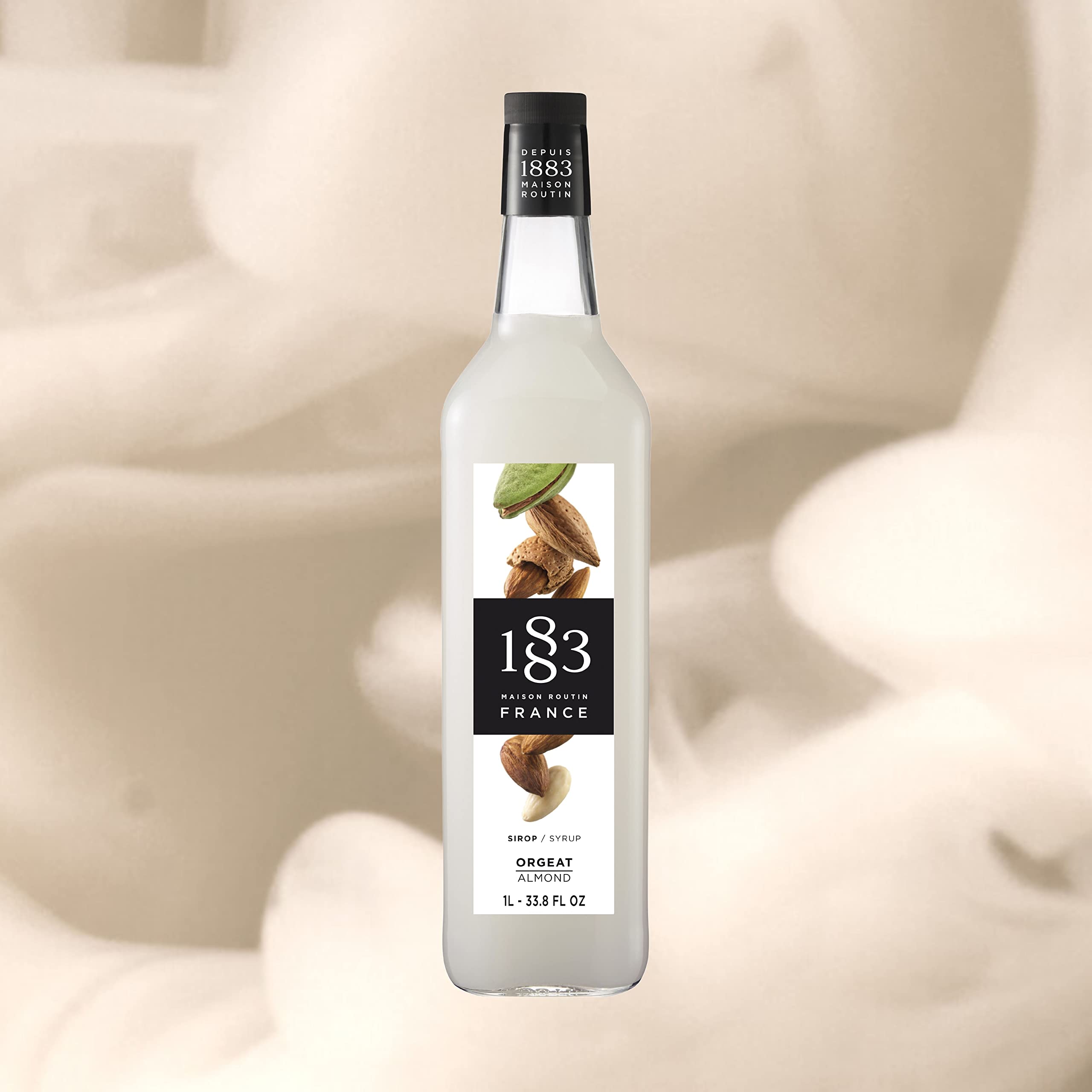 1883 Maison Routin Almond Syrup - Premium Beverage Syrup 1000ml 8