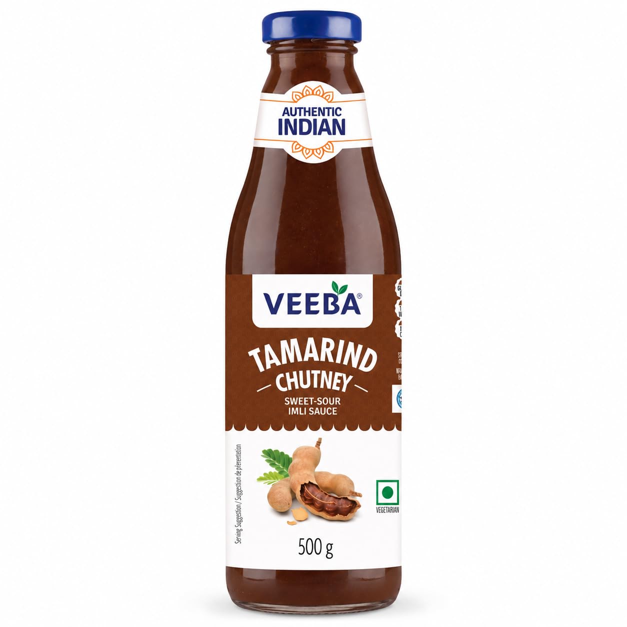 Veeba Imli Chutney - Sweet & Tangy Tamarind Flavor for Indian Snacks | 500g