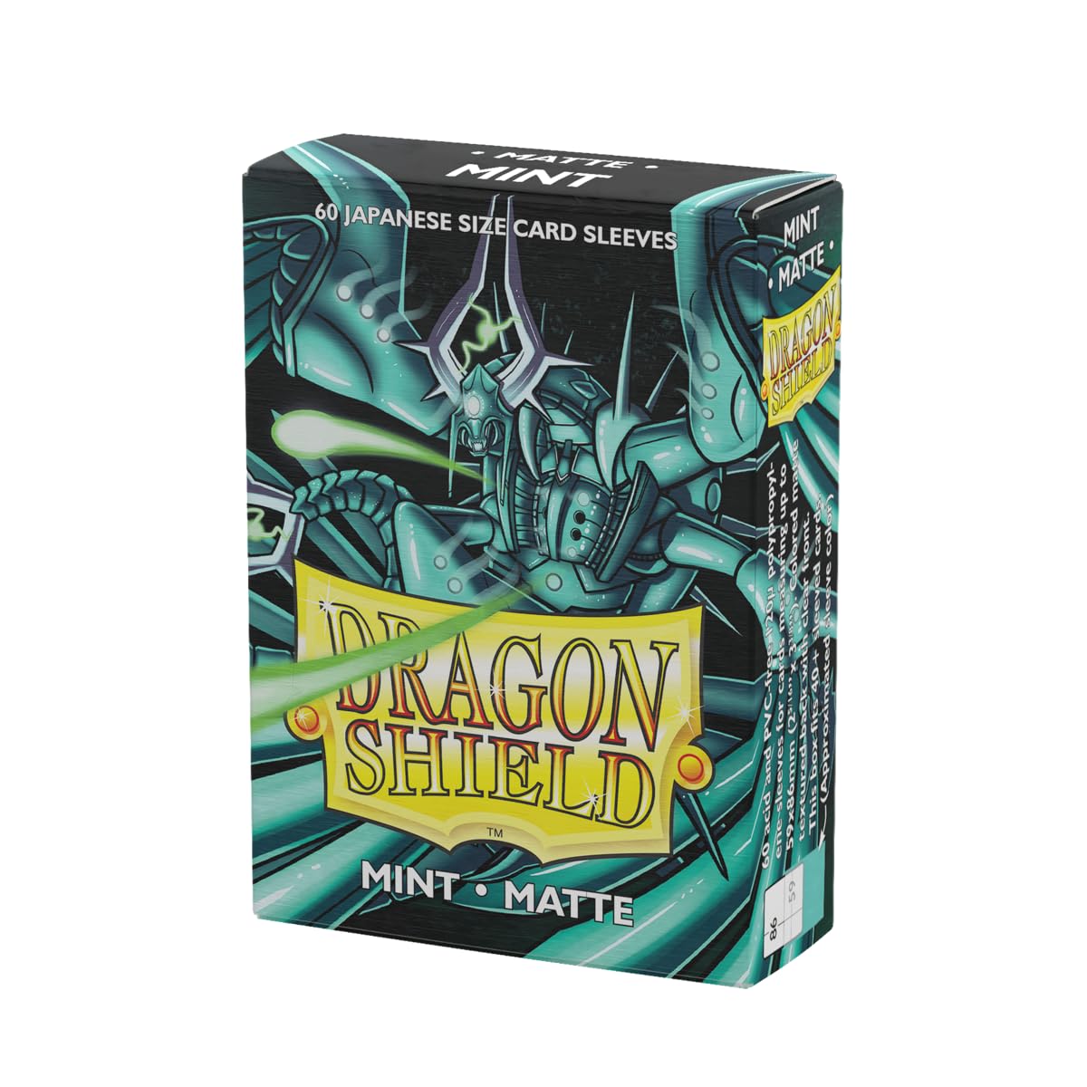 Dragon Shield Japanese Size Matte Mint Sleeves (60 Count)