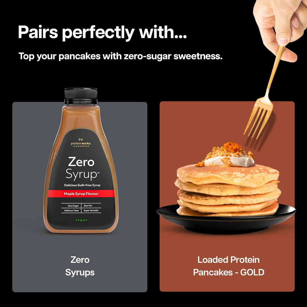 THE PROTEIN WORKS Loaded Protein Pancake Mix - Milk Choc Chip | 1 kg | High Protein 7