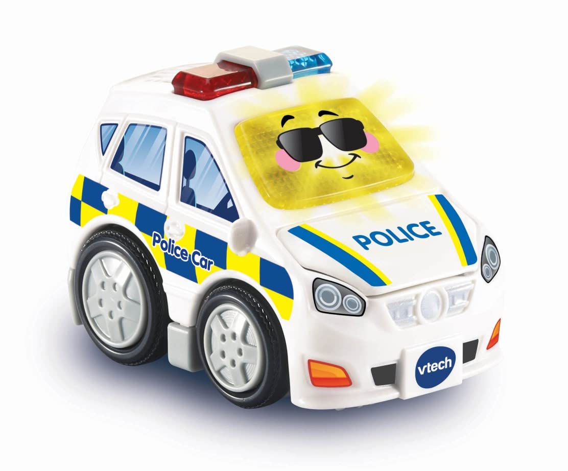 VTech Toot-Toot Drivers Police Car - Interactive Musical Toy with Lights & Sounds for Toddlers 1-5 Years