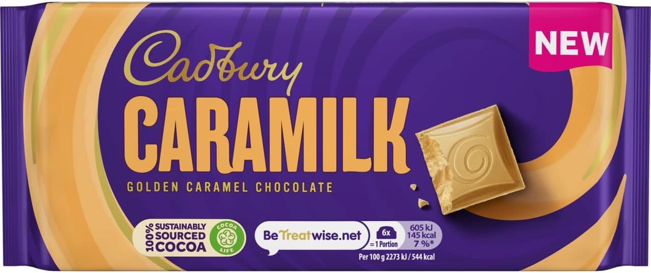 Cadbury Caramilk Golden Caramel Chocolate Bar - 160g