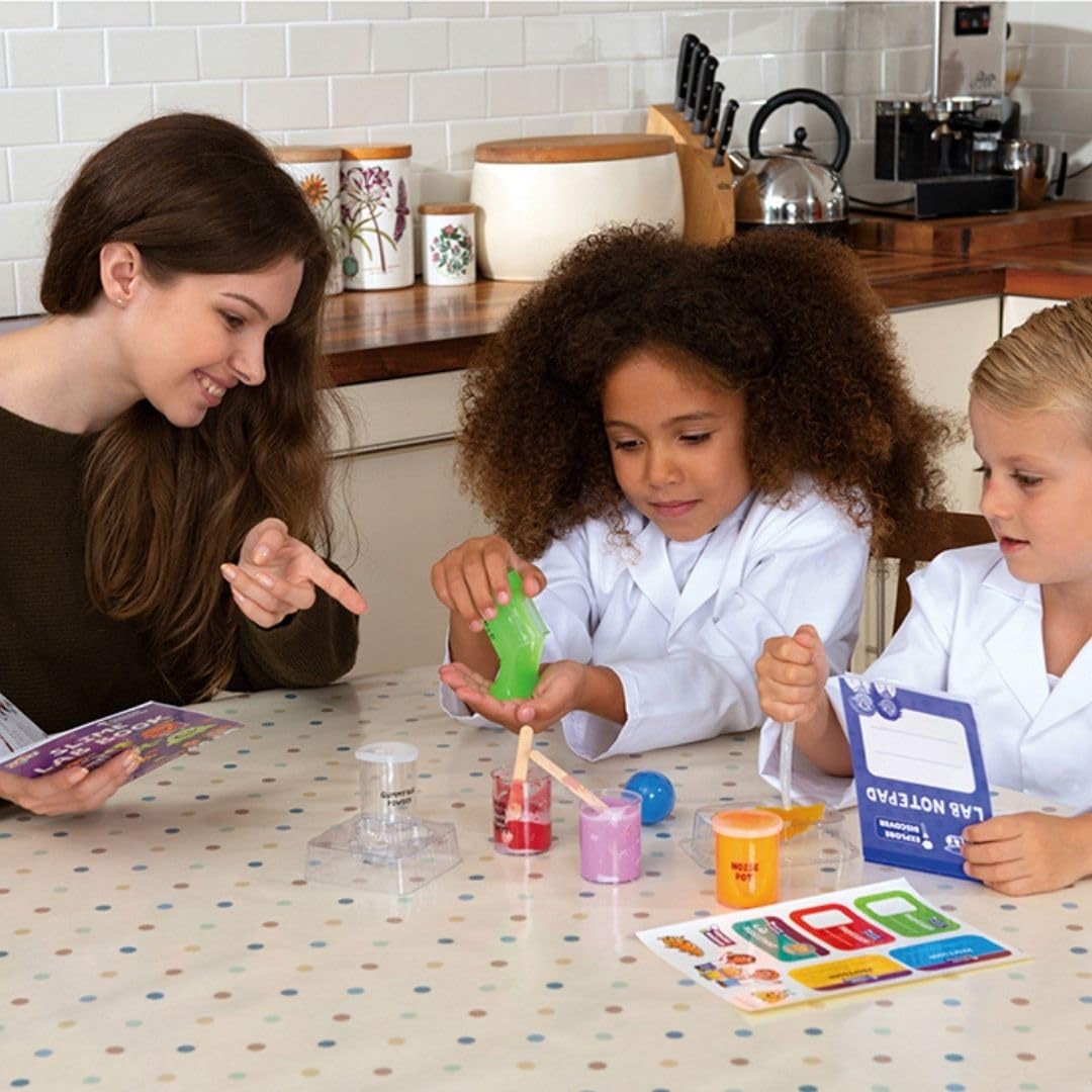 Galt Slime Lab Science Kit - STEM Learning Slime & Putty Experiments for Kids 5+ 12