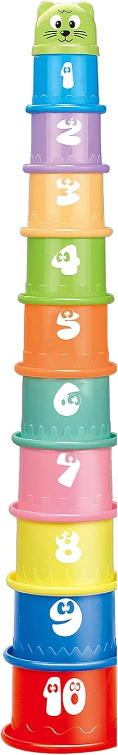 Ram Baby Kids 11-teiliges Stapelbecher-Set – Lernspielzeug für Kinder ab 6 Monaten 4