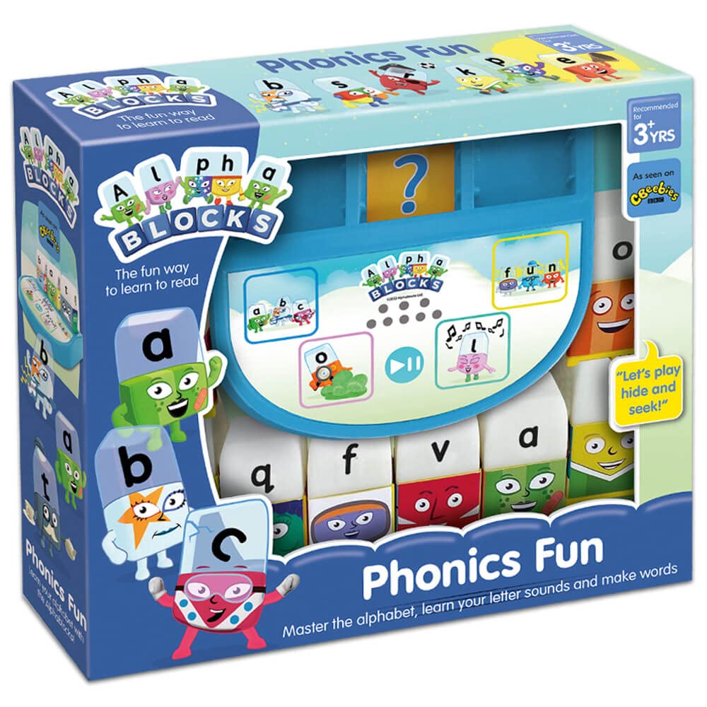 Alphablocks AN20 Phonics Fun Toy - Learn Letter Recognition, Sounds & Spelling for Kids 3+