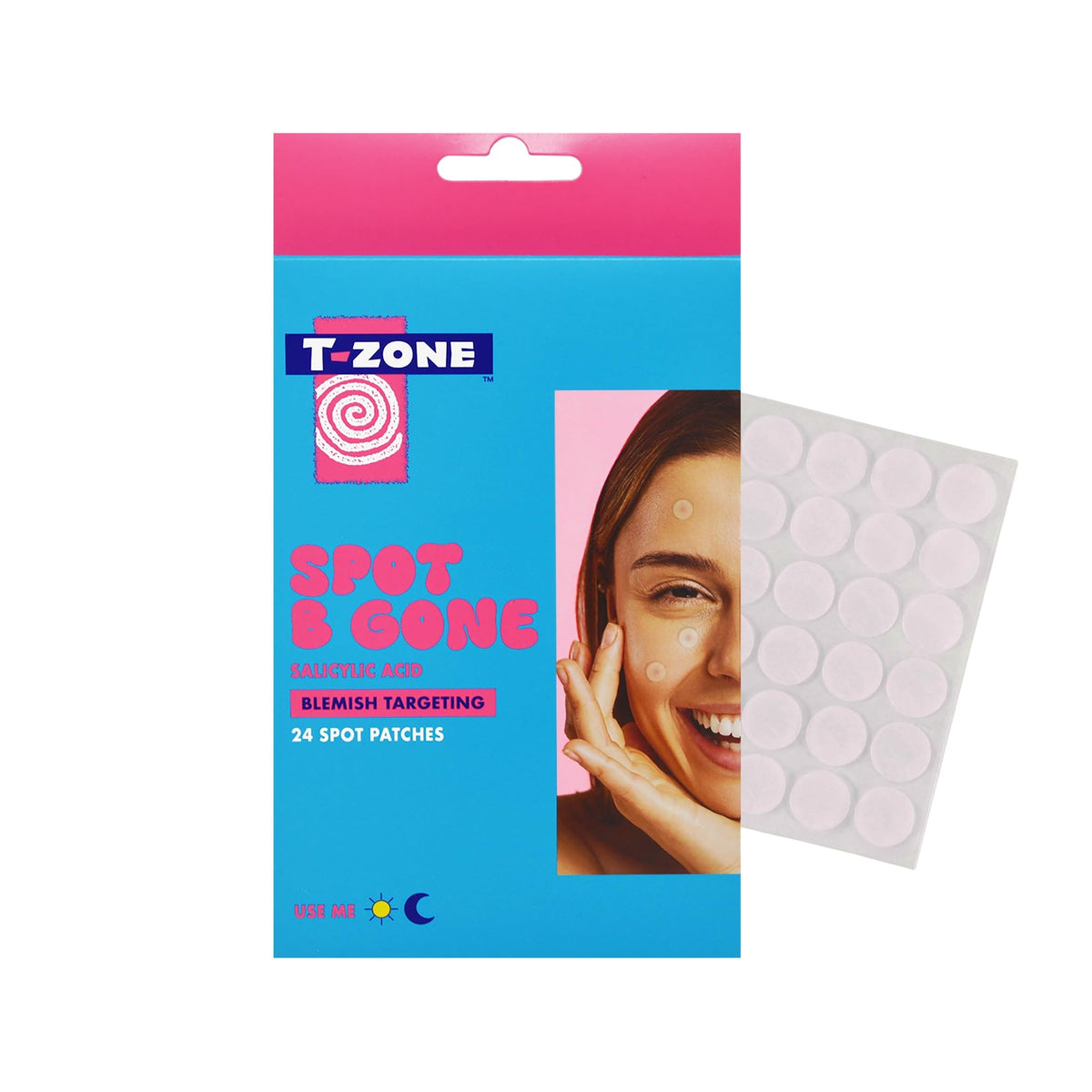 T-Zone Salicylic Acid & Tea Tree Spot Patches - 24 Count | Anti-Acne | Overnight Treatment