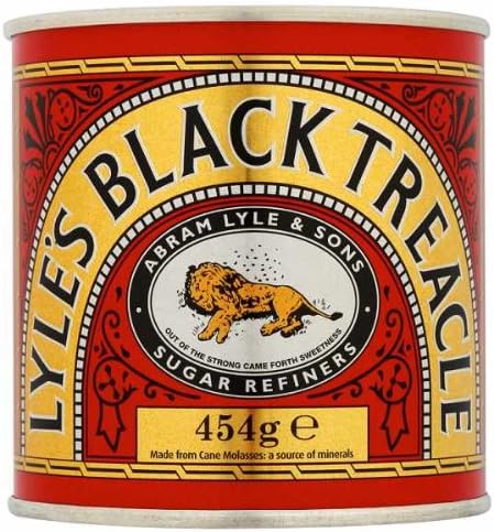 Lyle's Black Treacle 2 x 454g - Pure Cane Syrup for Baking and Cooking 1