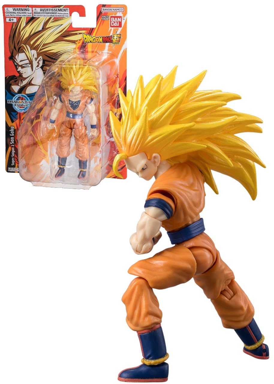 Bandai Dragon Ball Evolve SS3 Goku Action Figure - 12.5cm Anime Collectible