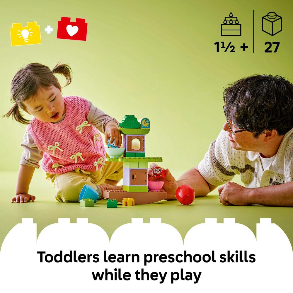 LEGO DUPLO My First Balancing & Stacking Tree - Educational Building Toy for Toddlers 18 Months+ 3