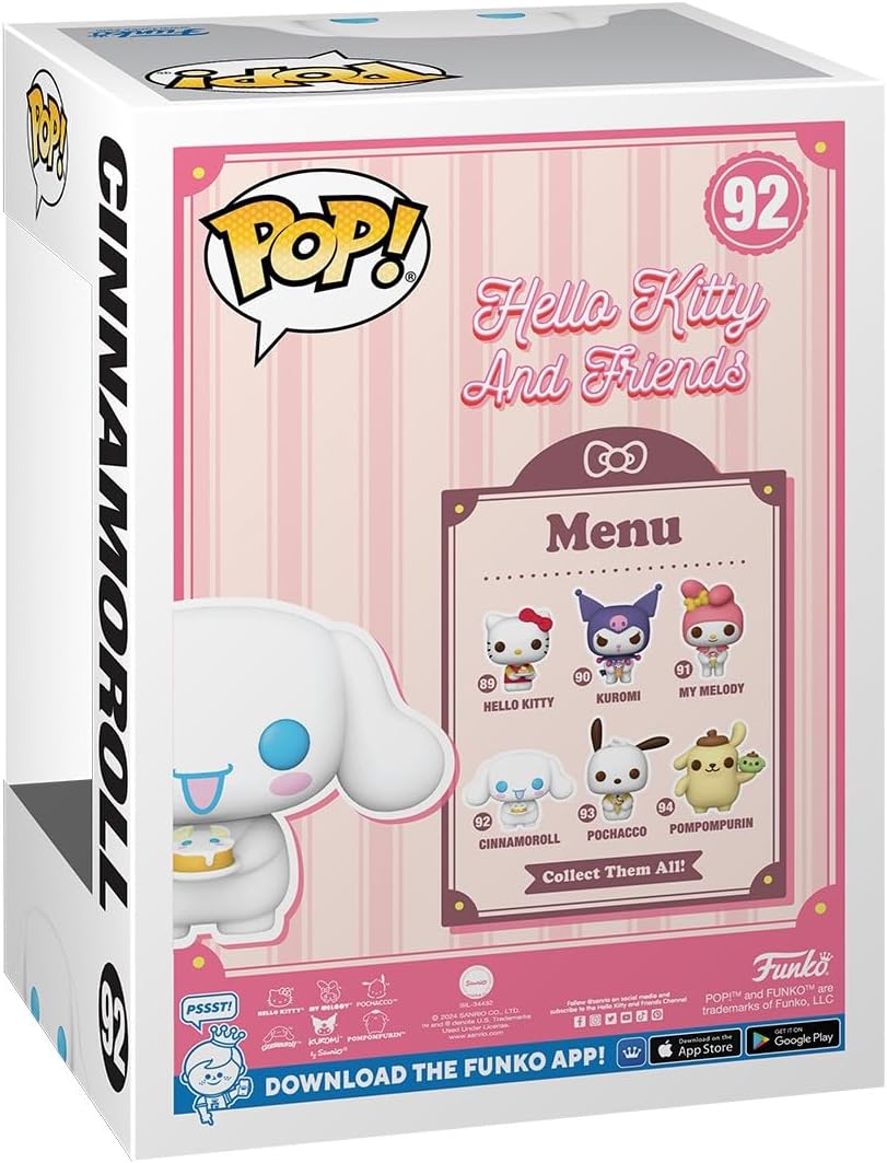 Funko Pop! Sanrio - Cinnamoroll with Dessert Vinyl Figure (80313) 3