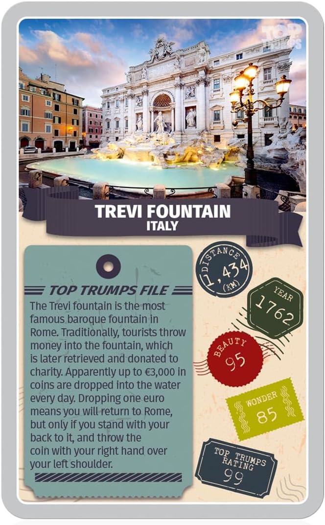Top Trumps Monuments of the World Card Game