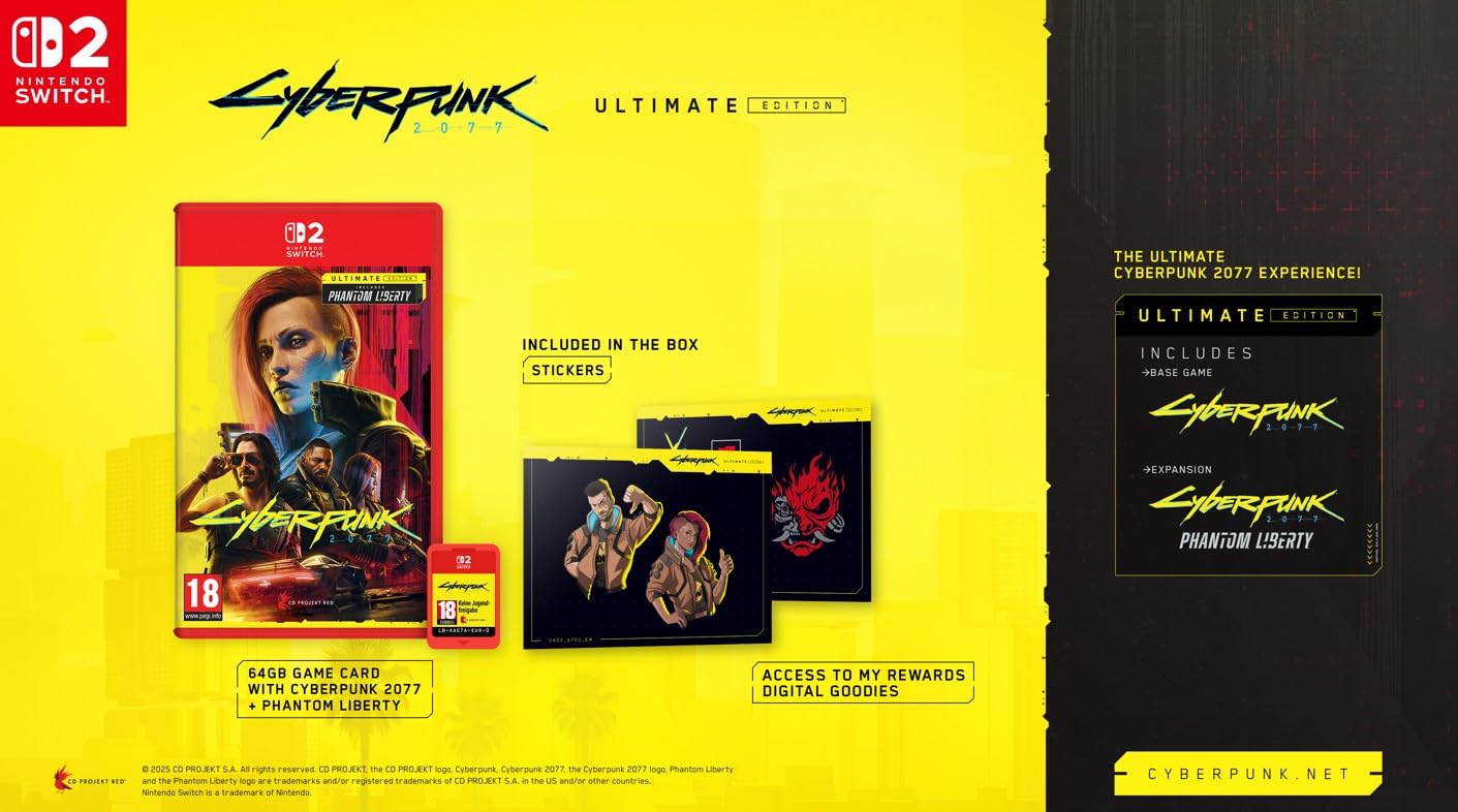 Cyberpunk 2077: Ultimate Edition - Nintendo Switch 2