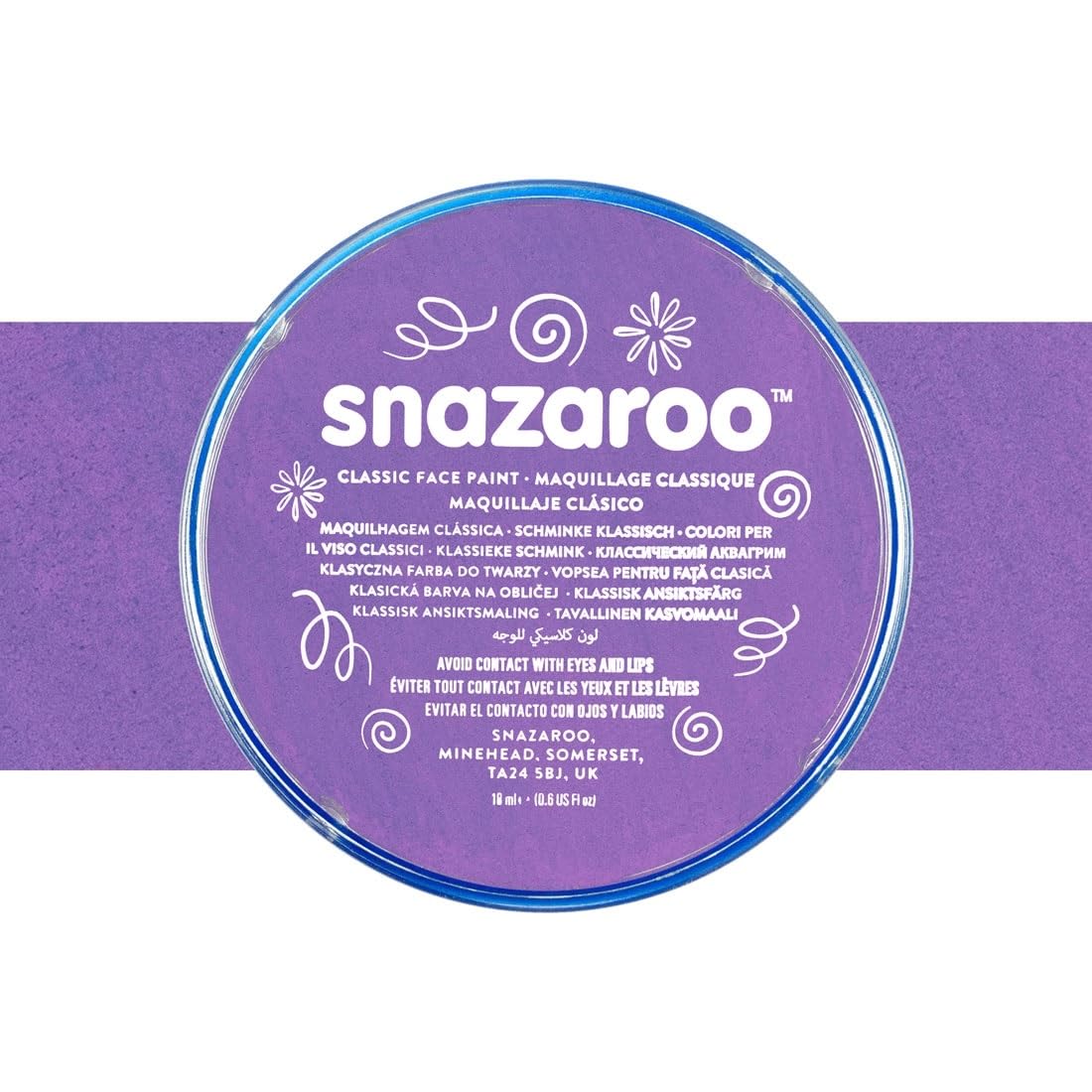 Snazaroo – Lilac Classic Gesichts- und Körperfarbe (18 ml) 5