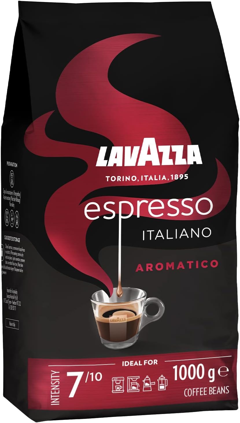 Lavazza Espresso Aromatico - 1 kg Light Roast Whole Bean Coffee