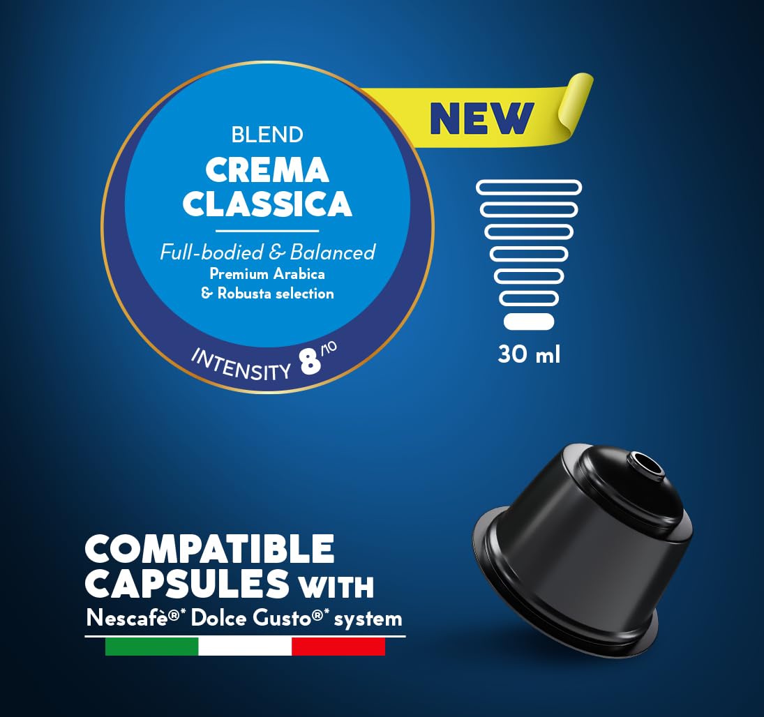 Caffè Borbone Crema Classica -64 Nescafé Dolce Gusto Compatible Coffee Capsules 3