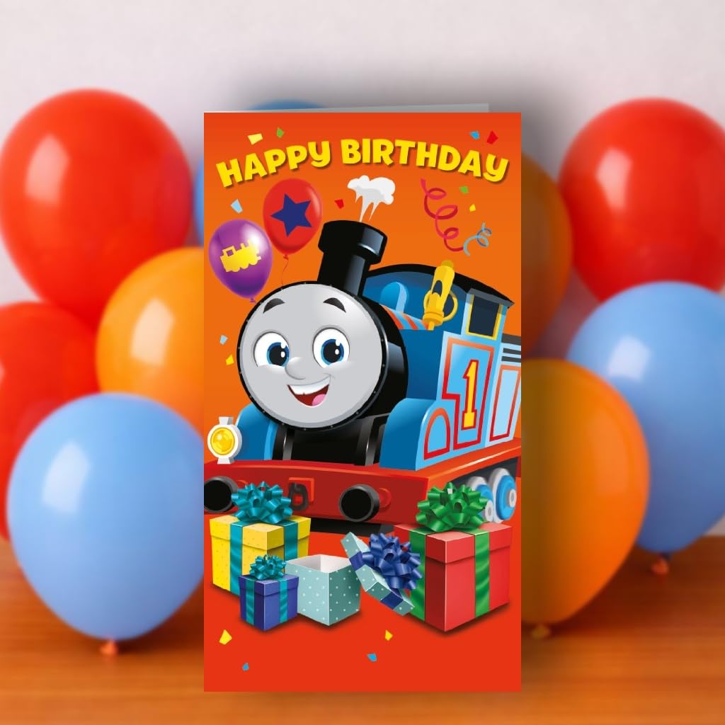 Danilo Promotions LTD Thomas & Friends Birthday Card for Boys/Unisex-Kids | Standard Size | 50% Recycled Content 3