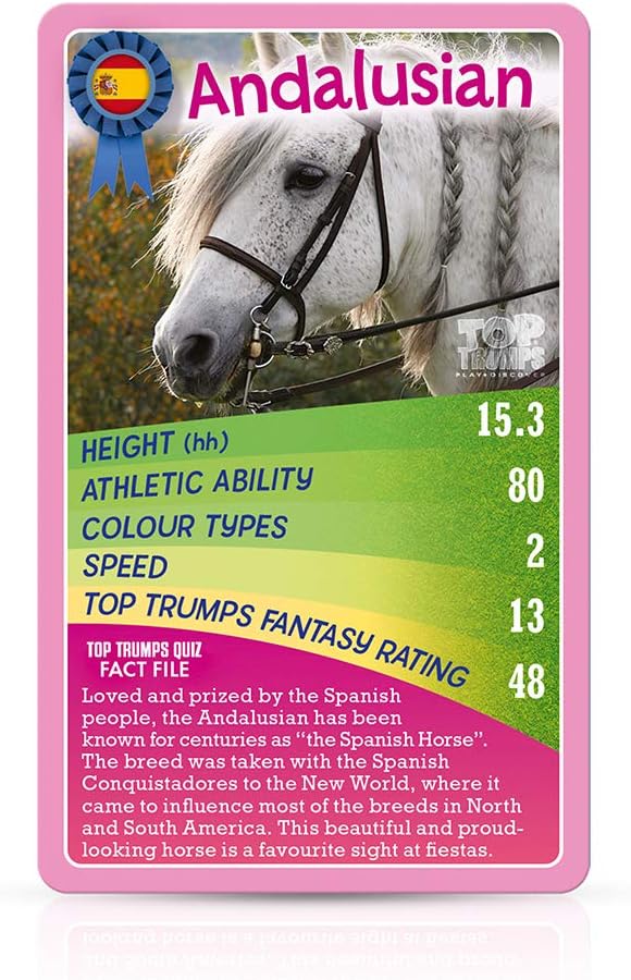 Top Trumps Kartenspiel „Pferde, Ponys und Einhörner“