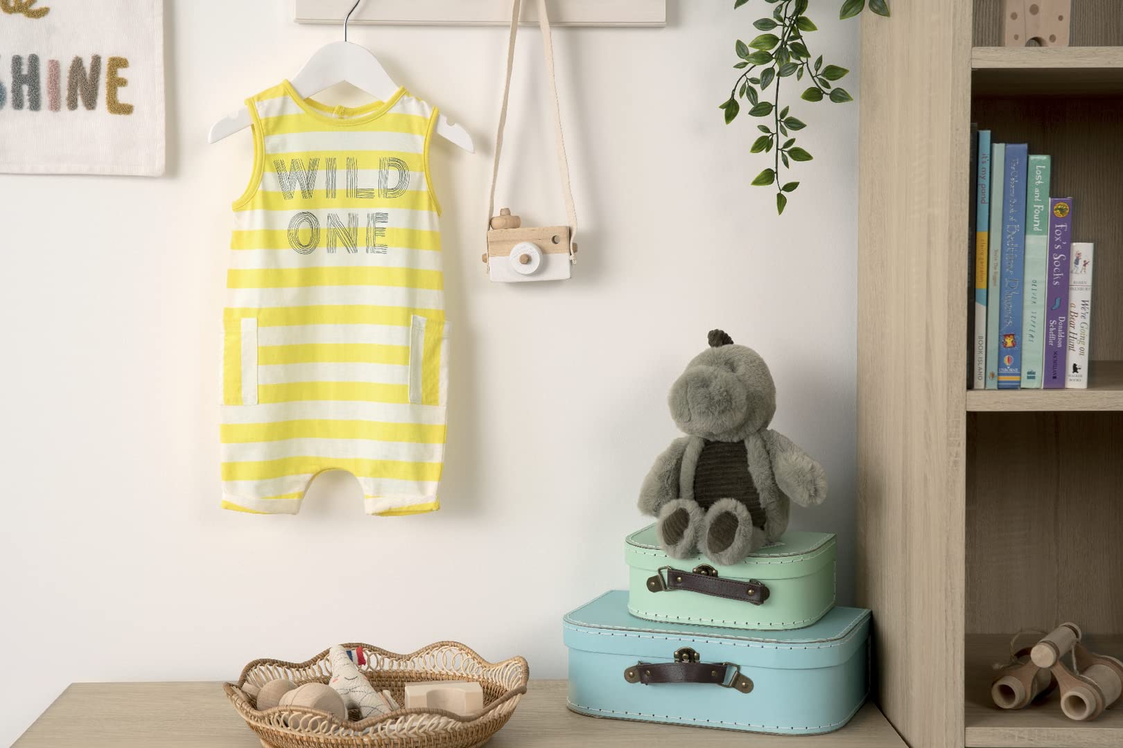 Mamas & Papas Super Soft Plush Dinosaur Toy - Mini Adventures, Suitable from Birth